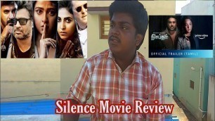 'Silence Movie Review || நிசப்தம் Movie Review || Kannan Surya || KS || Tamil ||'