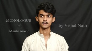 'Monologue of Manto movie by Vishal Nath'