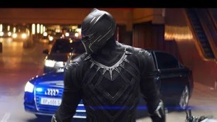 'Black Panther Chase Scene - Captain America: Civil War (2016) Movie CLIP HD'
