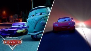 'Chase Through Radiator Springs | Pixar Cars'