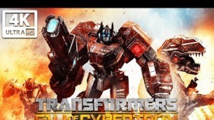'TRANSFORMERS: FALL OF CYBERTRON All Cutscenes (Game Movie) 4K 60FPS Ultra HD'