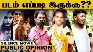 'Nishabdham Movie Public Review | Silence | Madhavan | Anushka | Anjali | Subbaraj | Amazon Prime |HD'