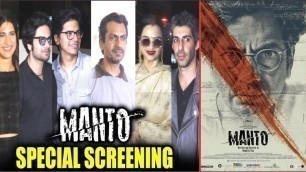 '“Manto” Movie Special Screening | Nawazuddin Siddiqui | Saadat Hasan Manto'