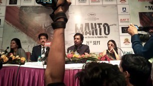 'Nawazuddin Siddiqui promotion of Manto Movie'