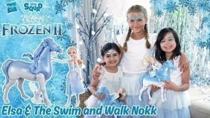 'Disney Frozen 2 - Elsa and Swim & Walk Nokk TOY REVIEW'
