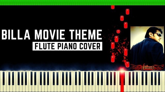 'Billa Movie Theme Flute Piano Cover By Prem Anand  | Free MIDI File'
