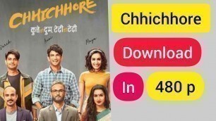 'Chhichhore movie download kaise kare || How to download chhichhore movie'