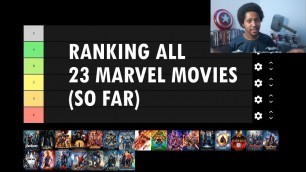 Ranking All 23 MCU MOVIES So Far! (Tier List)