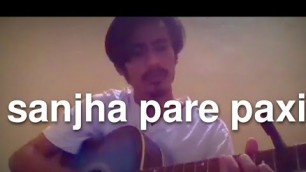 'Sanjha pare pachi || appa movie song cover by Ab kunwar'