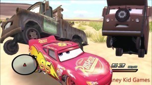 'Disney Pixars Cars Movie Game - Crash Mcqueen 378 - Close Up With Mater And Arvy'