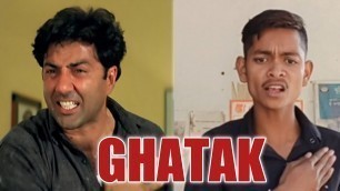 'Ghatak {1996} Sunny deol | Danny | Ghatak Movie Best Dialogue | Ghatak Movie Spoof | Comedy Scene'