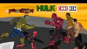 'Hulk code red full movie | paper kraft animations | drawing cartoons 2'