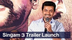 'Singam 3 Trailer Launch - Chai Biscuit'