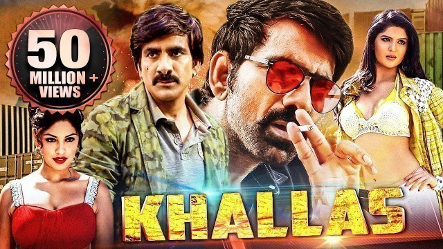 'Ravi Teja | Khallas Full Movie | South Indian Movie Dubbed in Hindi | Deeksha Seth, Prakash Raj'