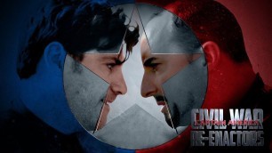 'Captain America: Civil War Re-enactors'