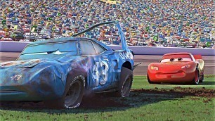 'Cars The King Crash | Pixar Cars'