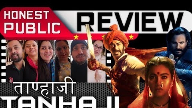'TANHAJI (2020) Public Review Hindi Movie | Ajay Devgn, Kajol, Saif Ali Khan & Sharad Kelkar'