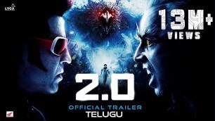 '2.0 - Official Trailer [Telugu] | Rajinikanth | Akshay Kumar | A R Rahman | Shankar | Subaskaran'