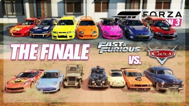 'Forza Horizon 3 - THE FINAL LAST CHALLENGE! (F&F vs Cars Movie)'