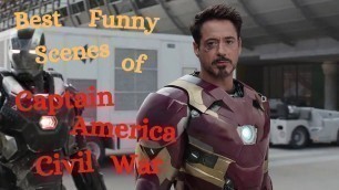 'Captain America Civil War : Best Funny Scenes in Hindi'