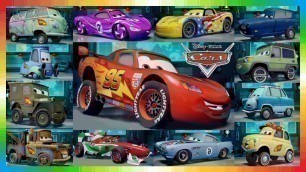 'CARS 2 Movie Characters - All Cars from THE CARS MOVIE from Disney !!!'