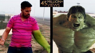 'The Hulk Transformation Episode 1 | A Short film VFX Test'