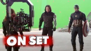 'Captain America: Civil War: Behind the Scenes Movie Broll- Scarlett Johansson, Chris Evans'