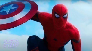 'Airport Argument Scene - Spider-Man Entry Scene – Captain America Civil War (2016) Movie Clip'