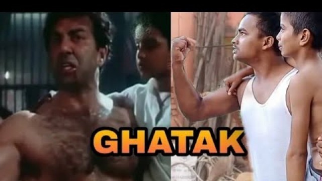 'Ghatak {1996} | Sunny Deol dialogue |   Ghatak movie dialogue spoof | dayanik dialogue spoof |