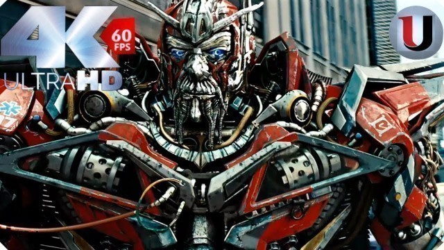 'Sentinel Prime Kills Ironhide Scene Transformers 3 Dark of the Moon 2011 CLIP (4K)'