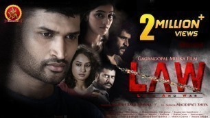 'LAW (Love And War) Full Movie || 2019 Latest Telugu Full Movies || Kamal Kamaraju, Mouryani'