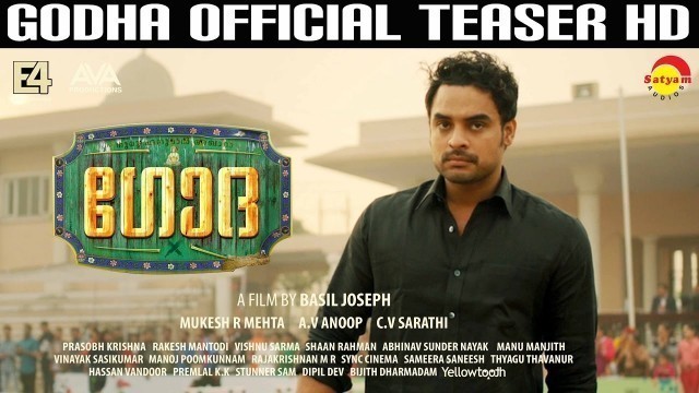 'Godha Official Teaser | Malayalam Movie | Tovino Thomas | Renji Panicker | Basil Joseph'