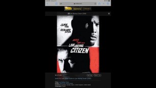 'Law Abiding Citizen movie review by Robert Waldman The Movie World'