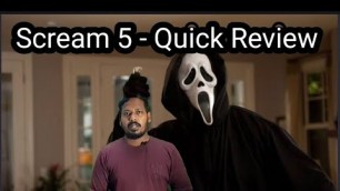 'Scream 5 (2022) American Slasher Film Review In Tamil | Radio Silence | Wes Craven | MuttaTholu'