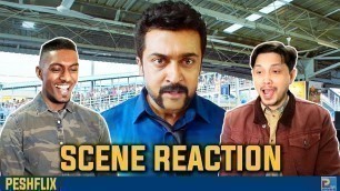 'Singam 3 - Intro Fight Scene Reaction | Suriya | PESHFlix'