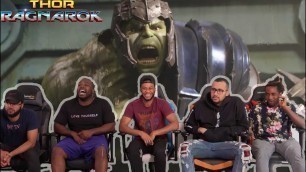 'Thor: Ragnarok - Thor vs Hulk - Full Fight Scene REACTION!!'