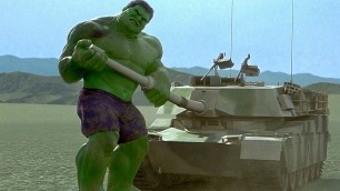 'Hulk vs Tanks - Hulk Smash Scene - Hulk (2003) Movie CLIP HD'