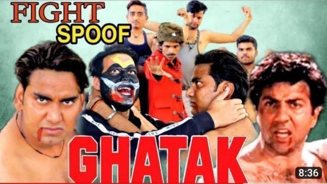 'Ghatak (1996) | Sunny Deol Best Dialogue | Ghatak Movie Spoof | Action Scene (Famous Filmistar)'