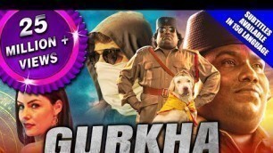 'Gurkha 2021 New Released Hindi Dubbed Movie | Yogi Babu, Elyssa Erhardt, Anandaraj, Charle'