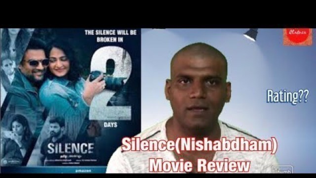'Silence Tamil Movie Review | Nishabdham Movie Review by Thakkaali Chutnee| Madhavan | Anushka Shetty'
