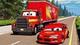 'Life is a Highway / Cars Movie Remake - BeamNG.drive'
