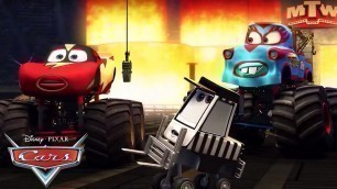 'Monster Truck Mater in the Ring! | Pixar Cars'