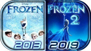 'EVOLUTION of FROZEN movies tv series (2013-2019)⛄ Frozen 2 movie full official teaser trailer  2019'