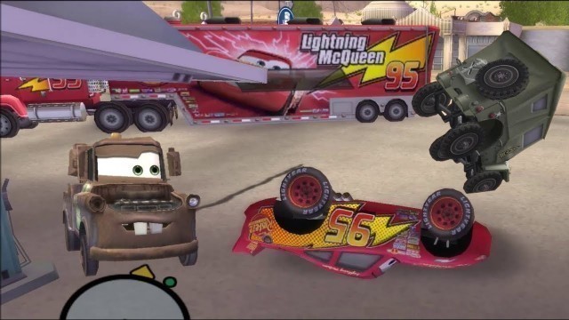 'Disney Pixars Cars Movie Game - Crash Mcqueen 152 - Twister McQueen'