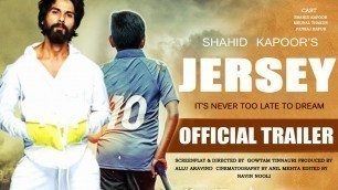 'Jersey | Official Trailer | Shahid Kapoor | Mrunal Thakur | Nani | 2020 | Concept Trailer'