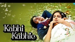 'Kabhi Kabhie(1976) Waheeda Rehman,Shashi Kapoor,Amitabh Bachchan Full Movie Facts And Review'