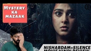 'Nishabdam Movie Hindi Review | Silence Movie Hindi Review | Tamil Telugu English | Anushka, Madhavan'