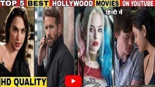 'Top 5 Hollywood Movie\'s Dubbed In Hindi Available On Youtube'