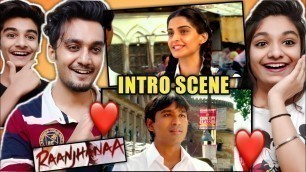 'DHANUSH Raanjhanaa MASS INTRO Scene Reaction | DHANUSH Bollywood Movie Scene Reaction'