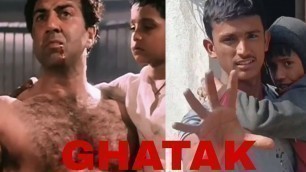 'Ghatak (1996) Hindi Movie Sunny Deol Best Dialogue /Ghatak Movie Comedy'